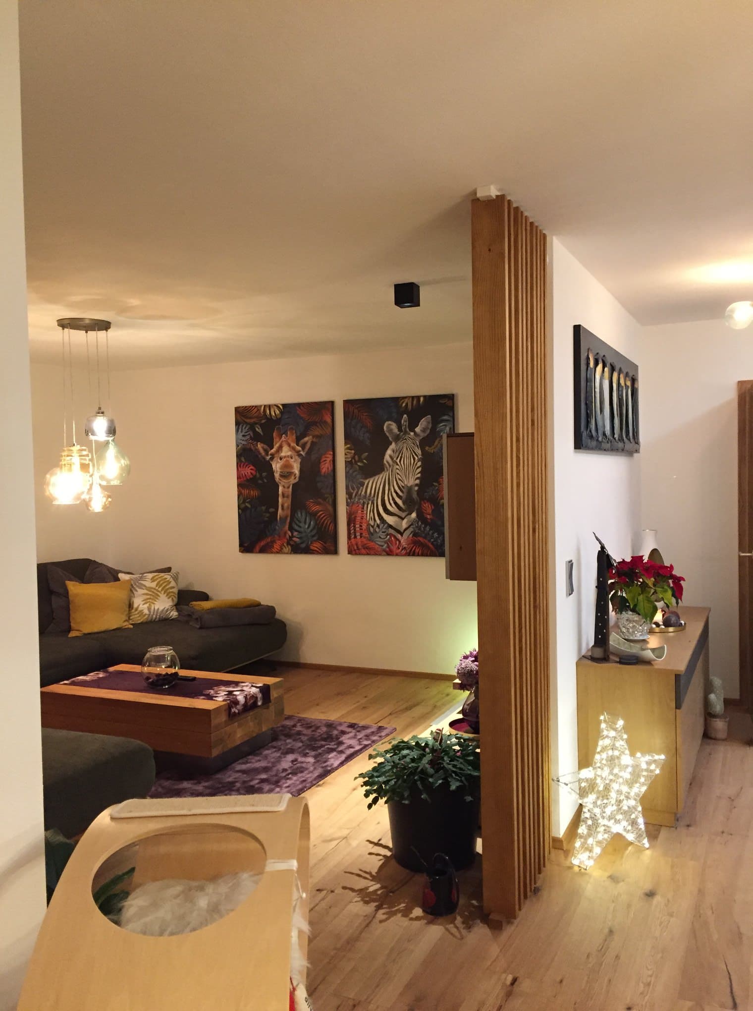 Wohn-Essbereich und Küche